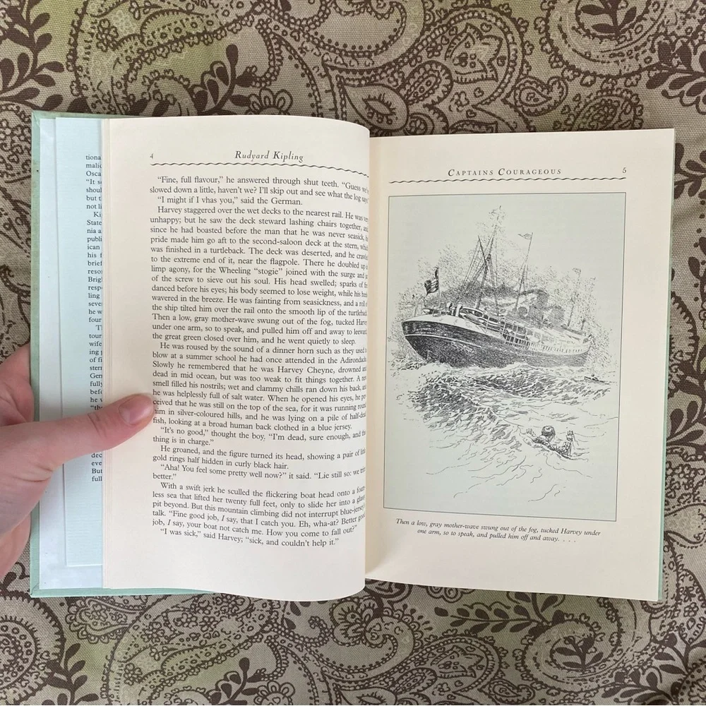 Vintage 1994 Readers Digest Edition of Captains Courageous by Rudyard Kipling - Picture 9 of 12